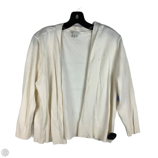 Cardigan By Cato In White, Size: Xl
