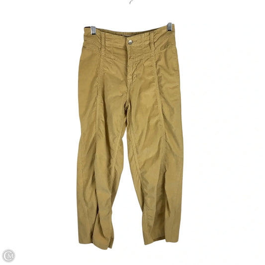 Pants Corduroy By We The Free In Yellow, Size: 0 (24)