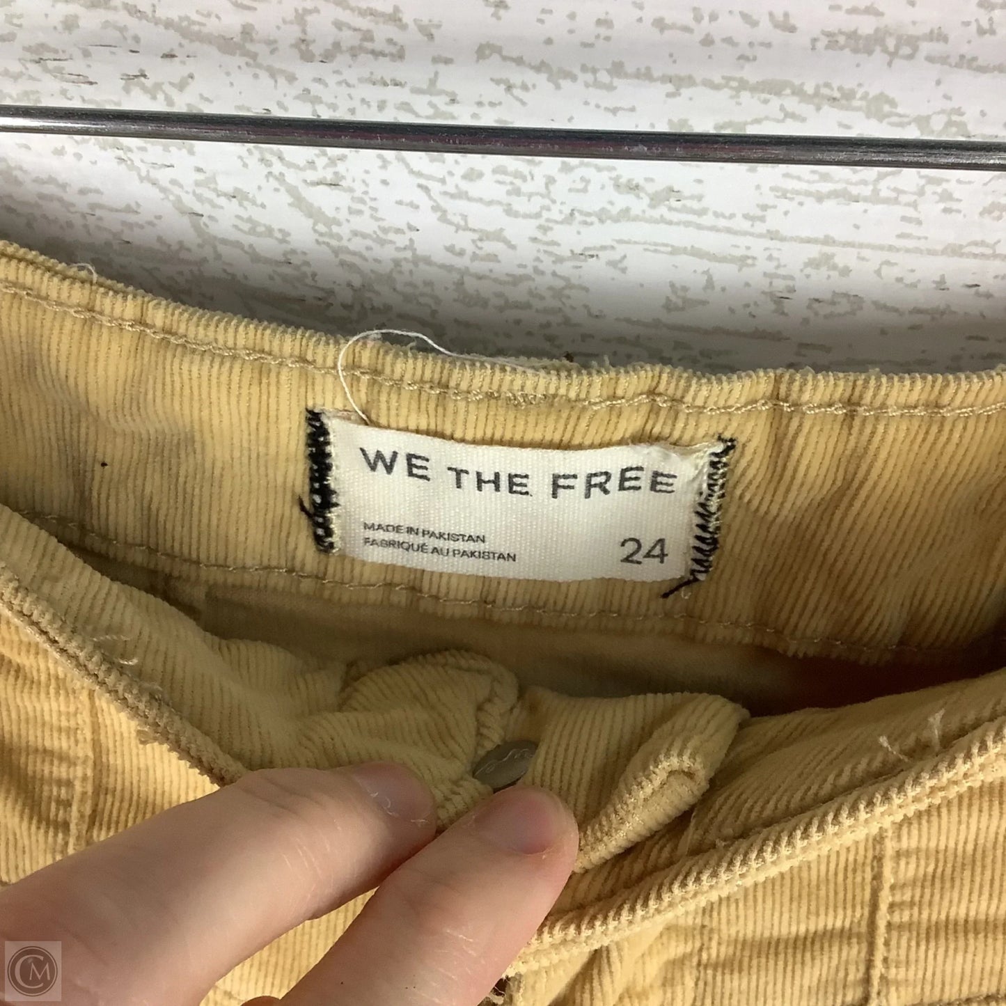 Pants Corduroy By We The Free In Yellow, Size: 0 (24)