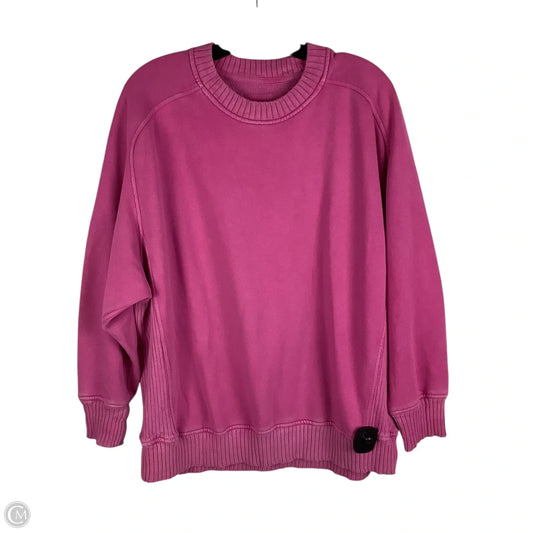 Sweatshirt Crewneck By Aerie In Pink, Size: S