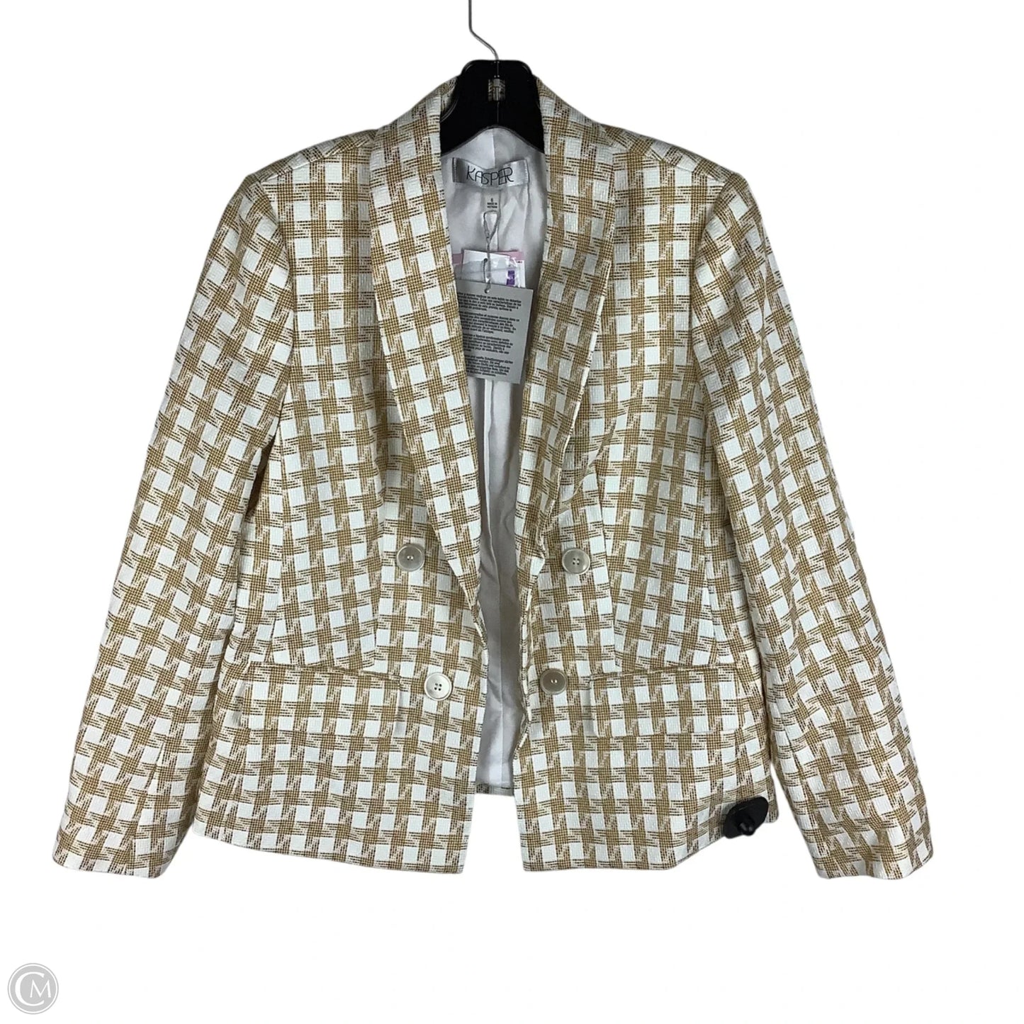 Blazer By Kasper In Yellow, Size: 6