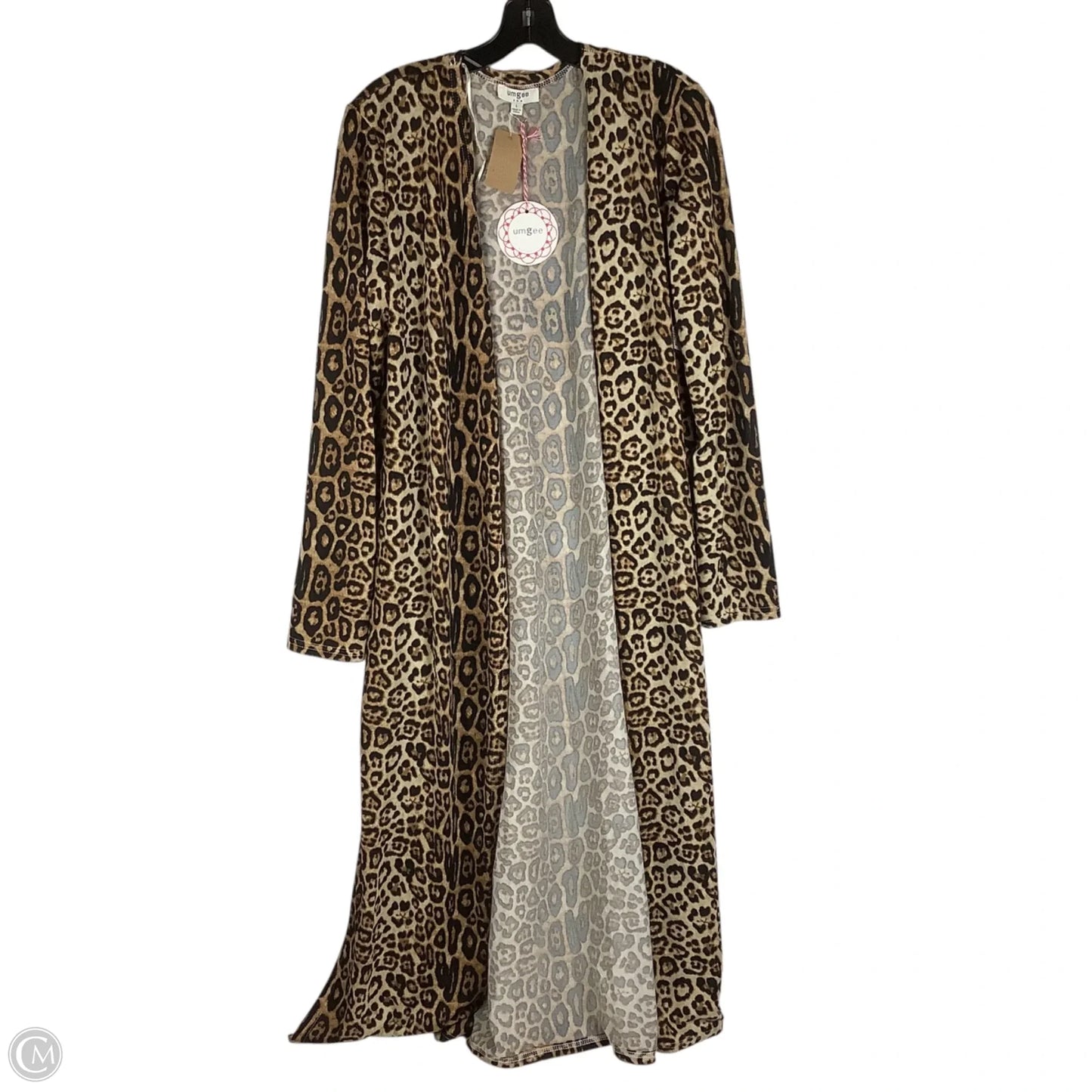 Cardigan By Umgee In Animal Print, Size: L
