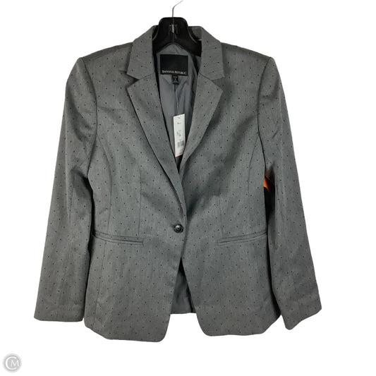 Blazer By Banana Republic In Grey, Size: 2 PETITE