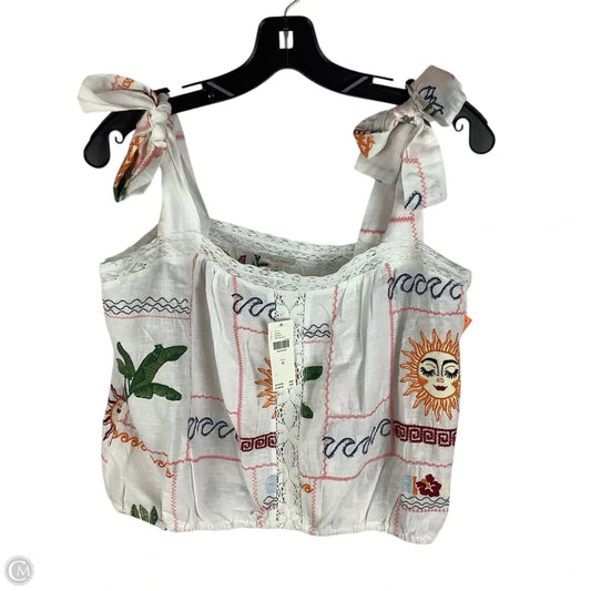 Top Sleeveless By Pilcro In White, Size: M