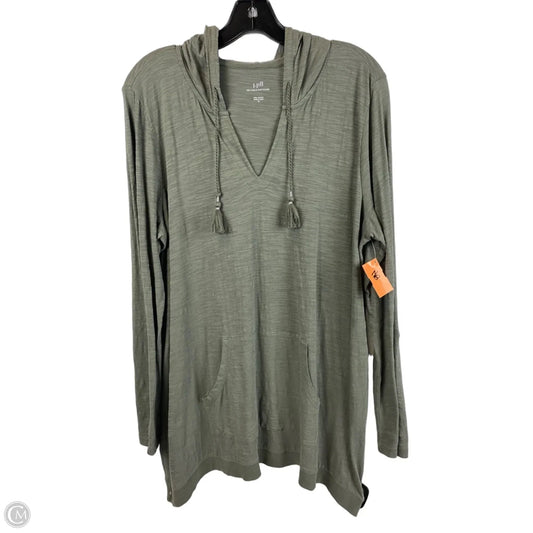 Top Long Sleeve By J. Jill In Green, Size: M