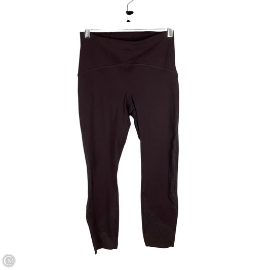 Athletic Leggings By Lululemon In Maroon, Size: 6
