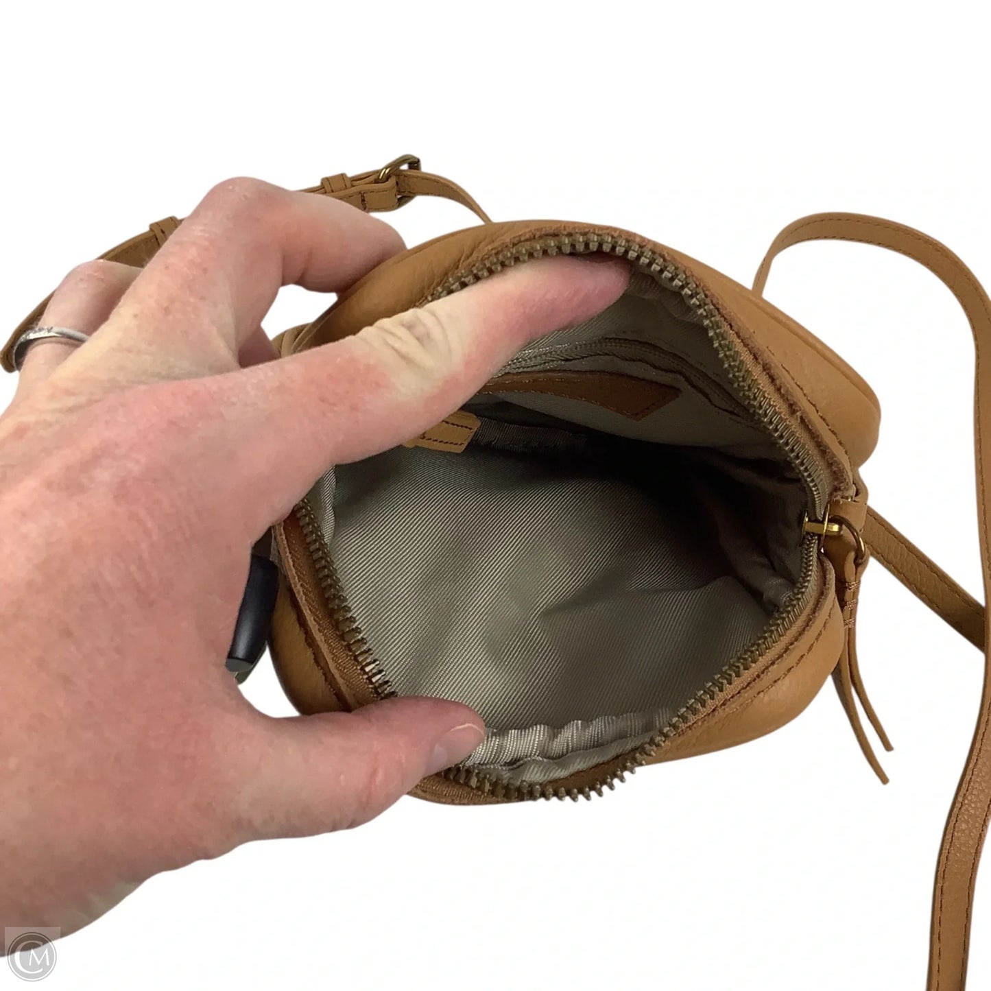 Crossbody Leather By Cmc, Size: Small