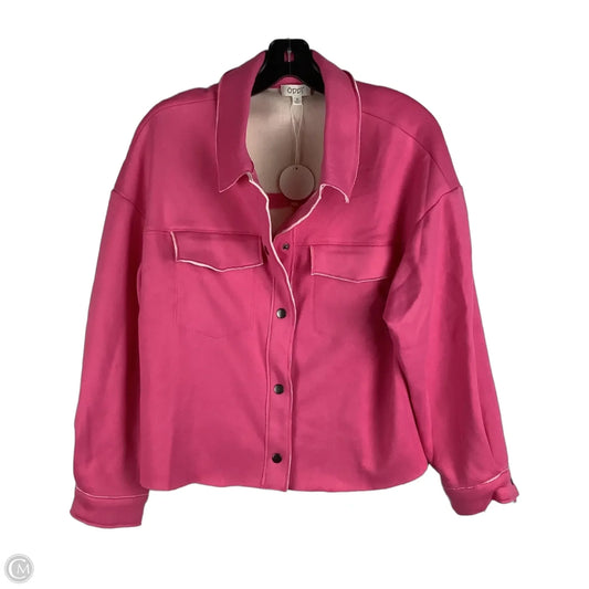 Jacket Other By Oddi In Pink, Size: M