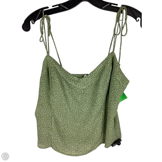Top Sleeveless By Abercrombie And Fitch In Green, Size: M