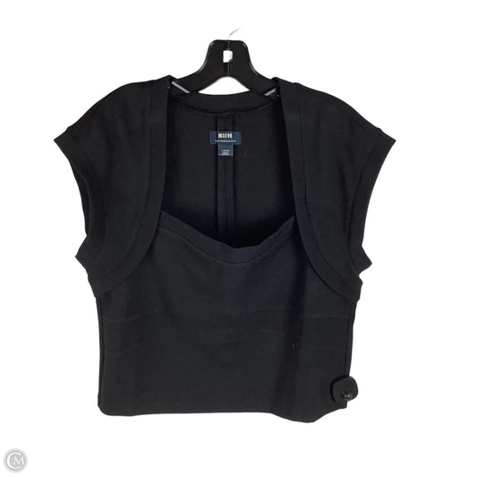 Top Short Sleeve By Maeve In Black, Size: L