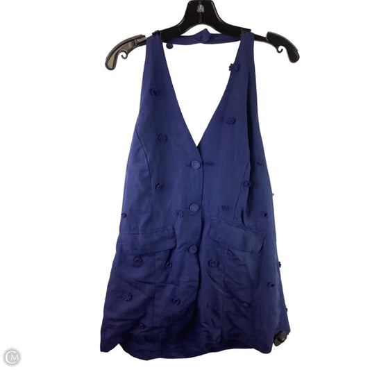 Top Sleeveless By Maeve In Blue, Size: L