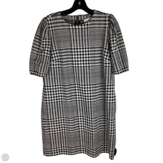 Dress Work By Loft In Plaid Pattern, Size: M