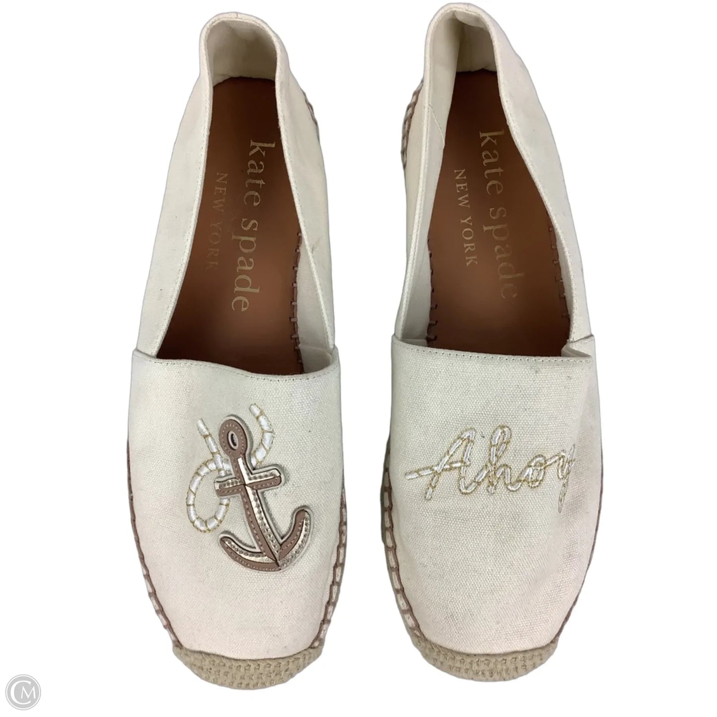 Shoes Designer By Kate Spade In Cream, Size: 8.5