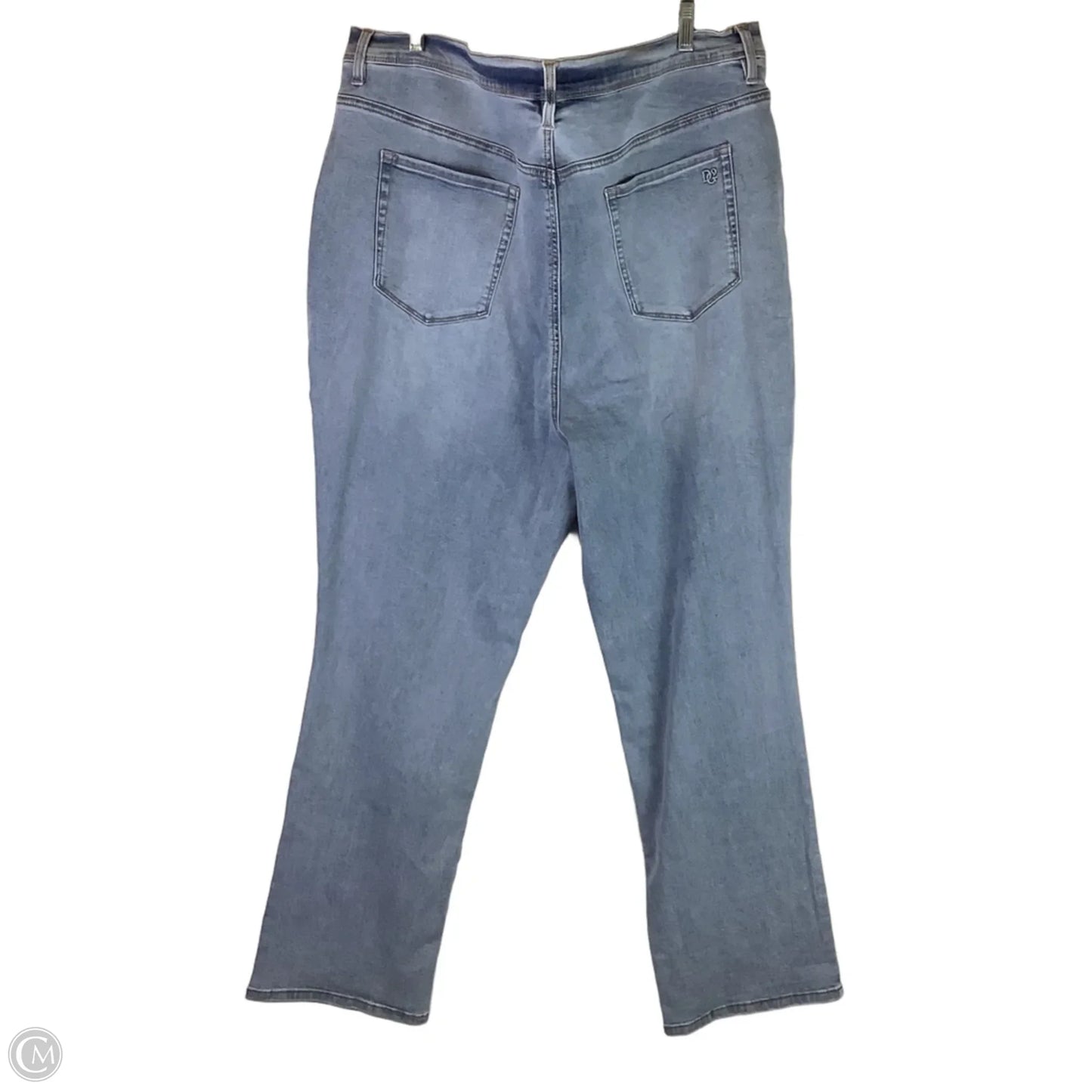 Jeans Straight By Dg2 In Blue Denim, Size: 24 TALL