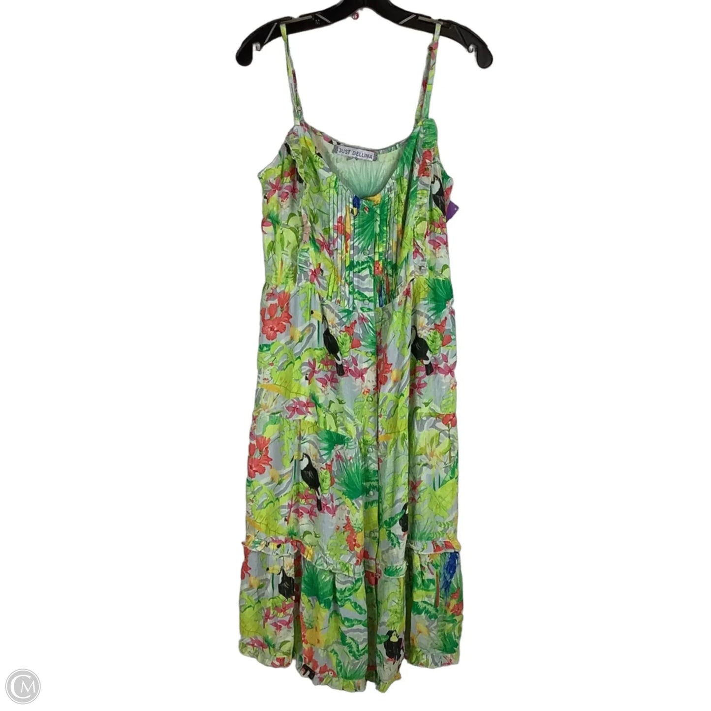Dress Casual Maxi By Cmc In Green, Size: M