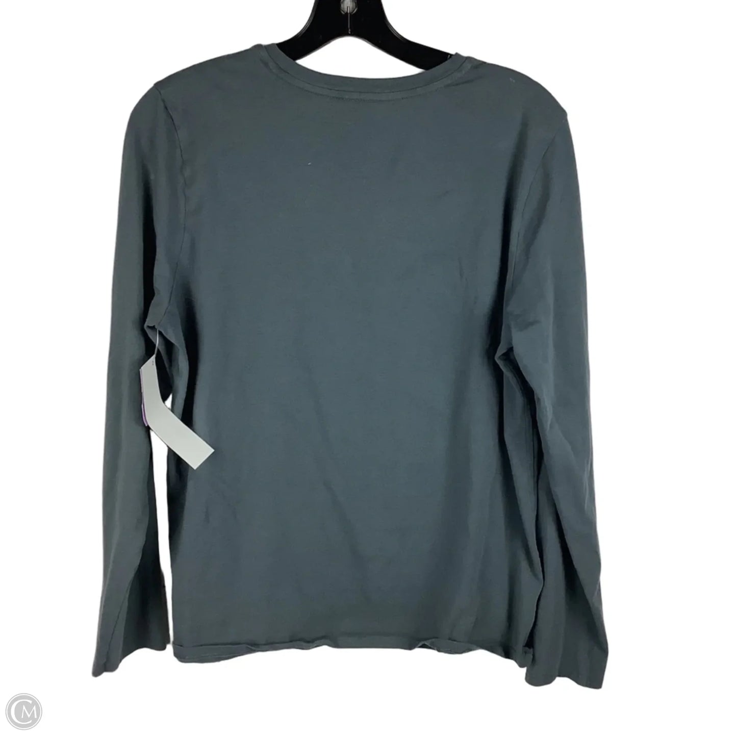 Athletic Top Long Sleeve Crewneck By Lululemon In Grey, Size: L