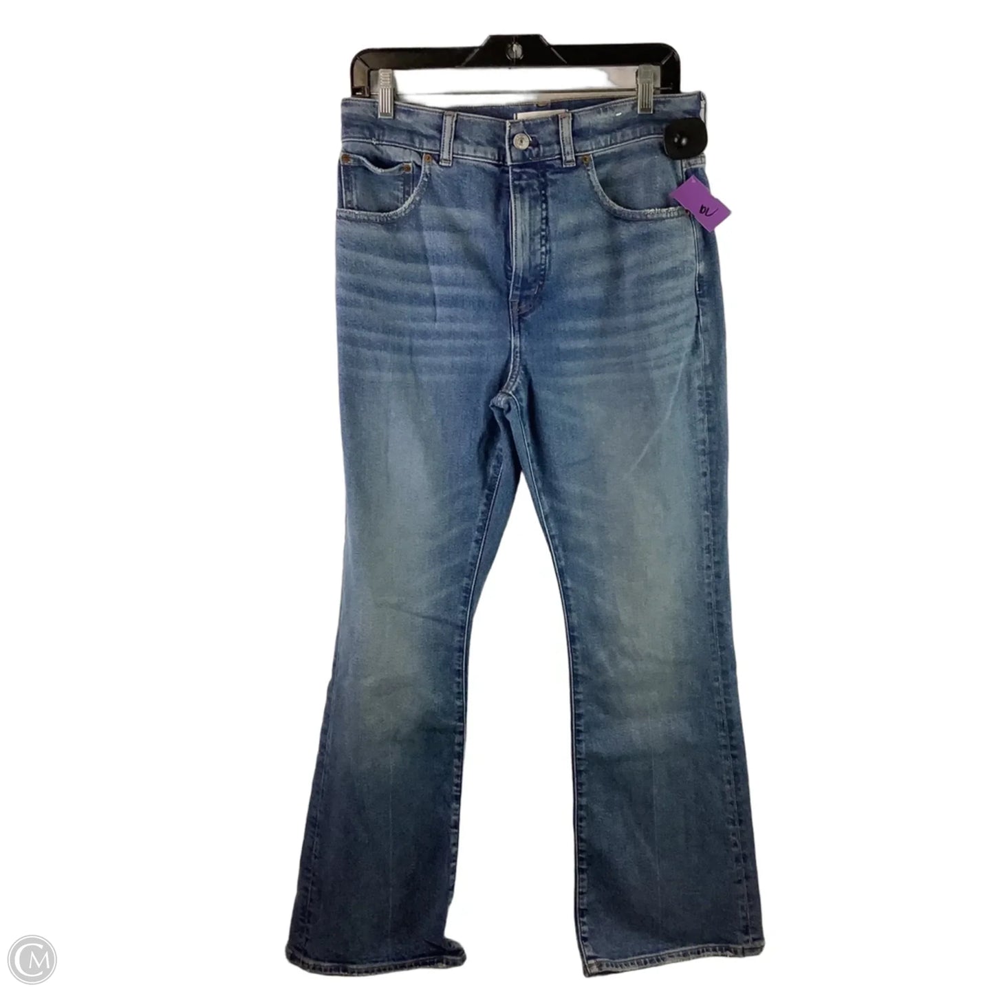 Jeans Flared By Madewell In Blue Denim, Size: 8 (29)