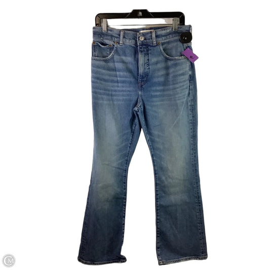 Jeans Flared By Madewell In Blue Denim, Size: 8 (29)