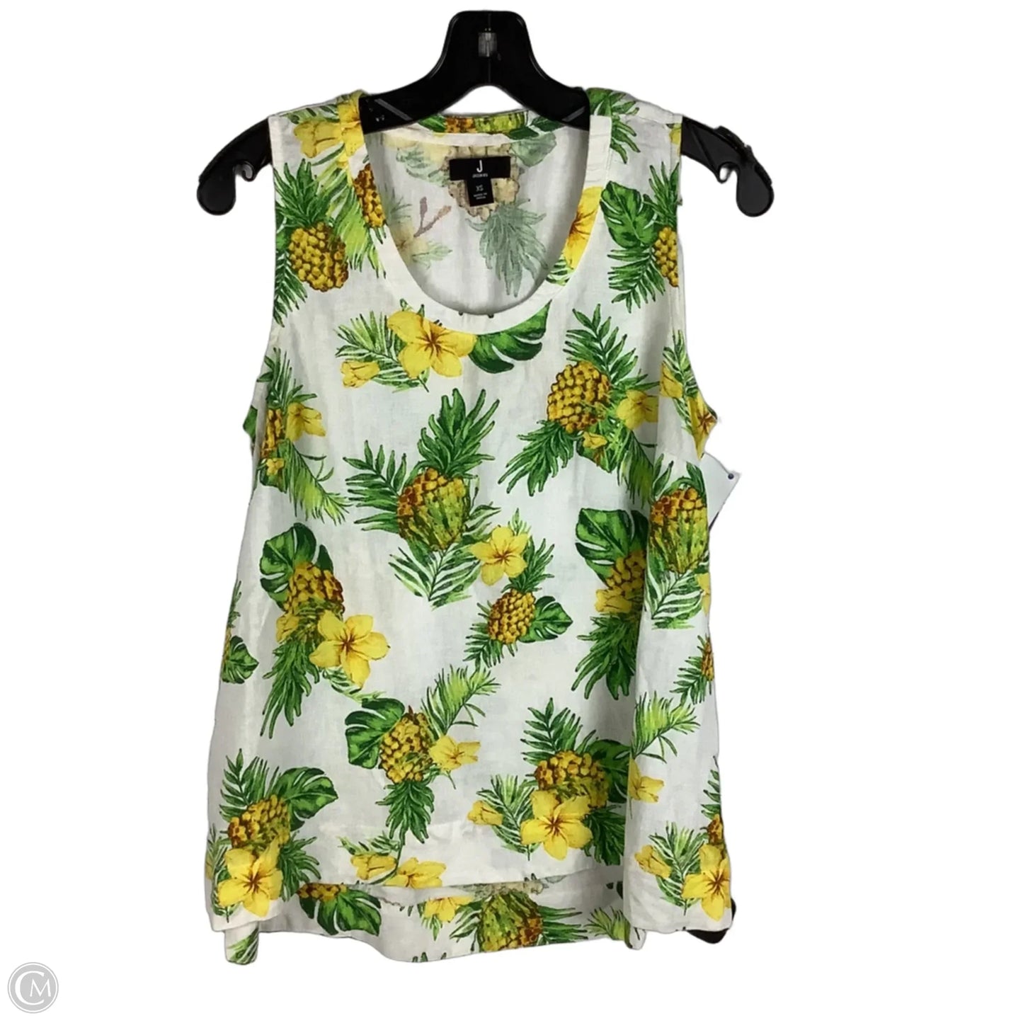 Top Sleeveless Designer By Jason Wu In Yellow, Size: Xs