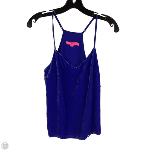 Top Sleeveless Designer By Lilly Pulitzer In Blue, Size: Xs