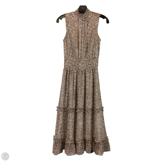 Dress Casual Midi By 1.state In Brown, Size: Xs