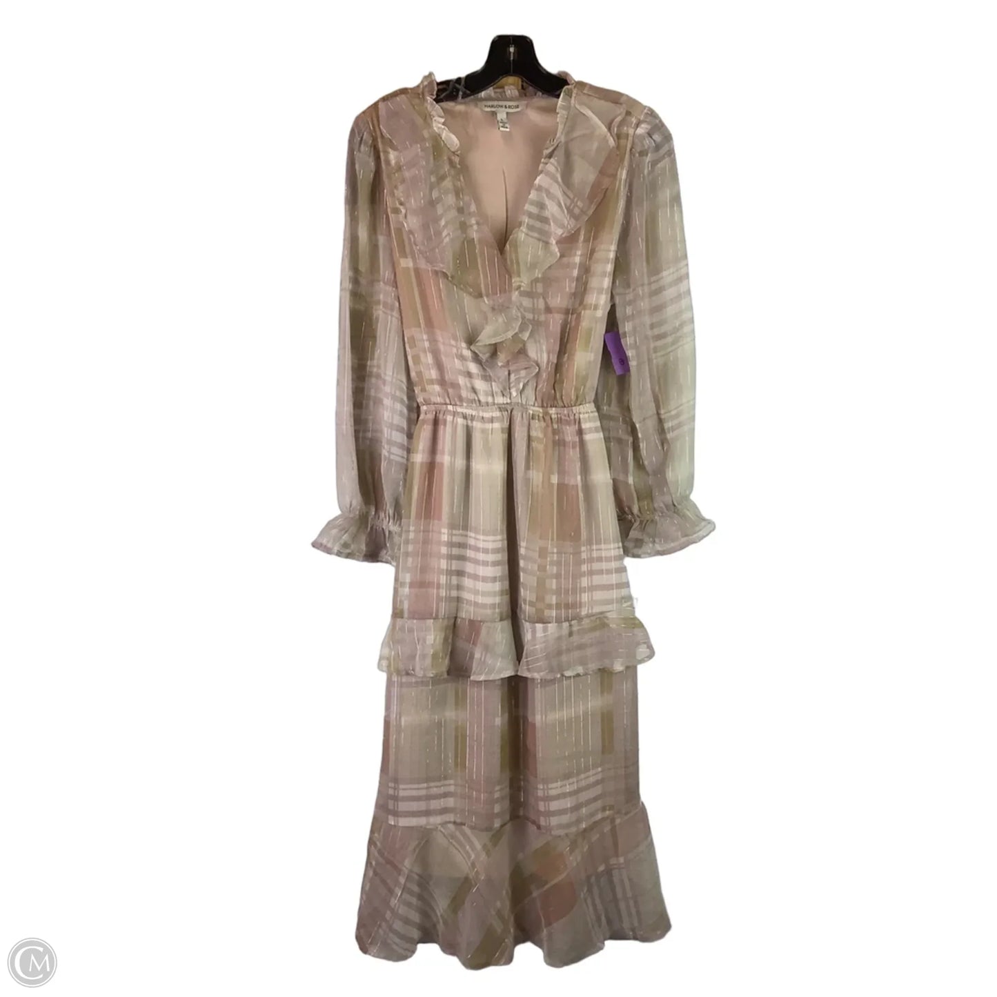 Dress Casual Maxi By Clothes Mentor In Pink, Size: L