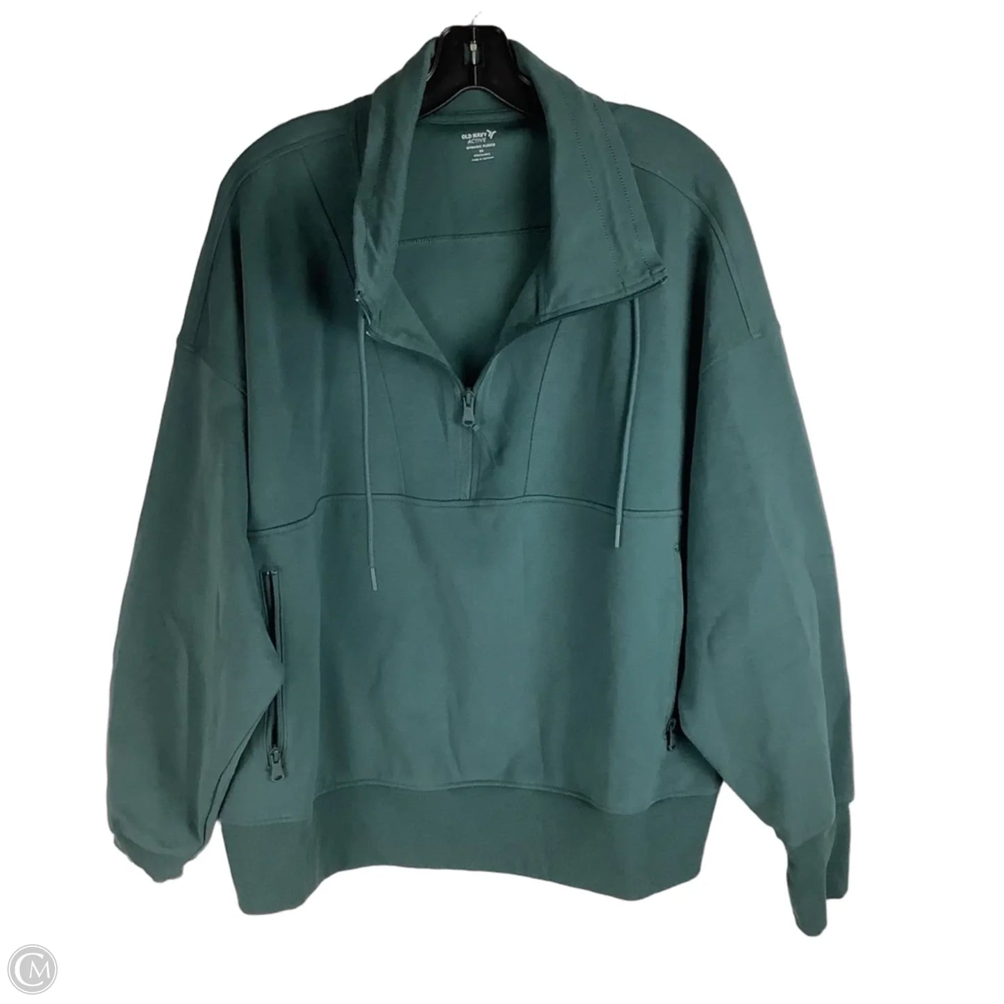 Athletic Sweatshirt Collar By Old Navy In Green, Size: 3x