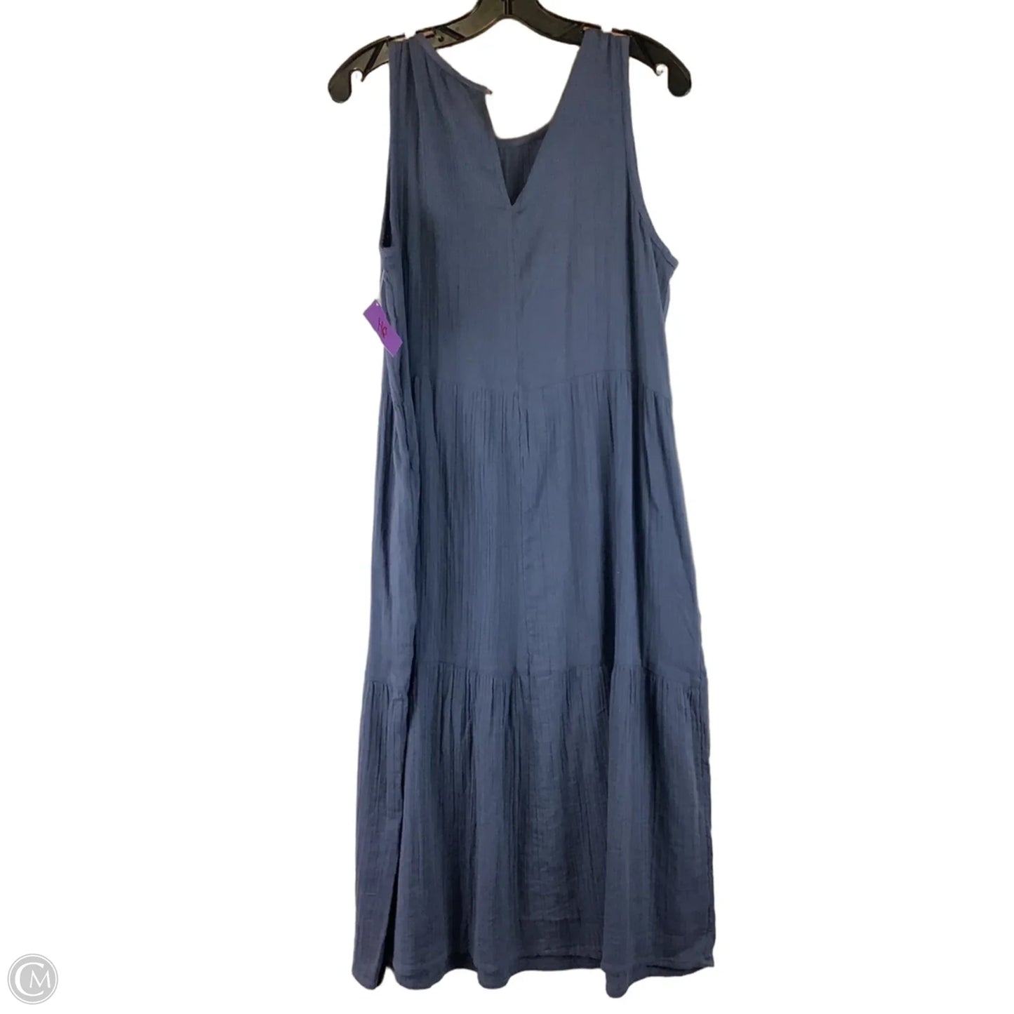 Dress Casual Maxi By Loft In Blue, Size: S