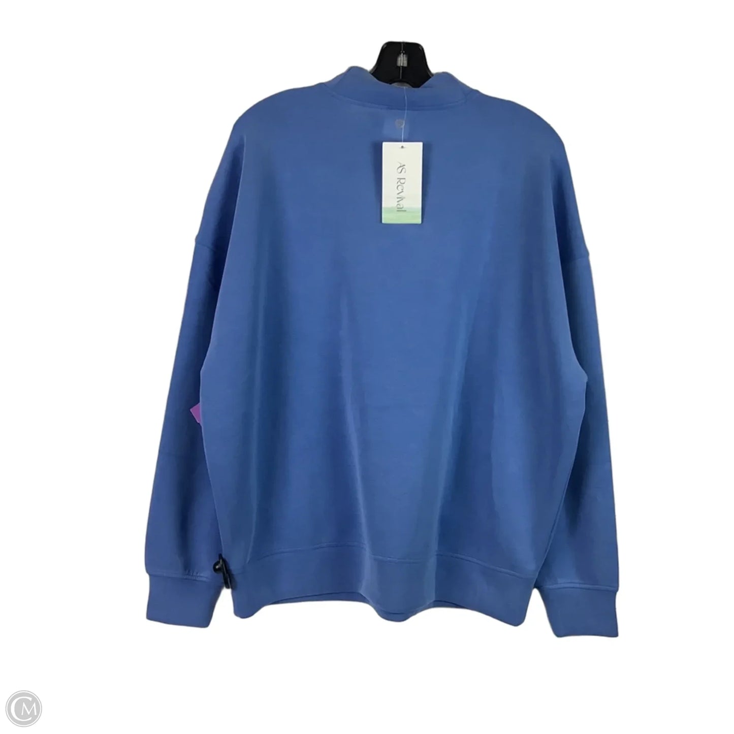 Sweatshirt Collar By As Revival In Blue, Size: S
