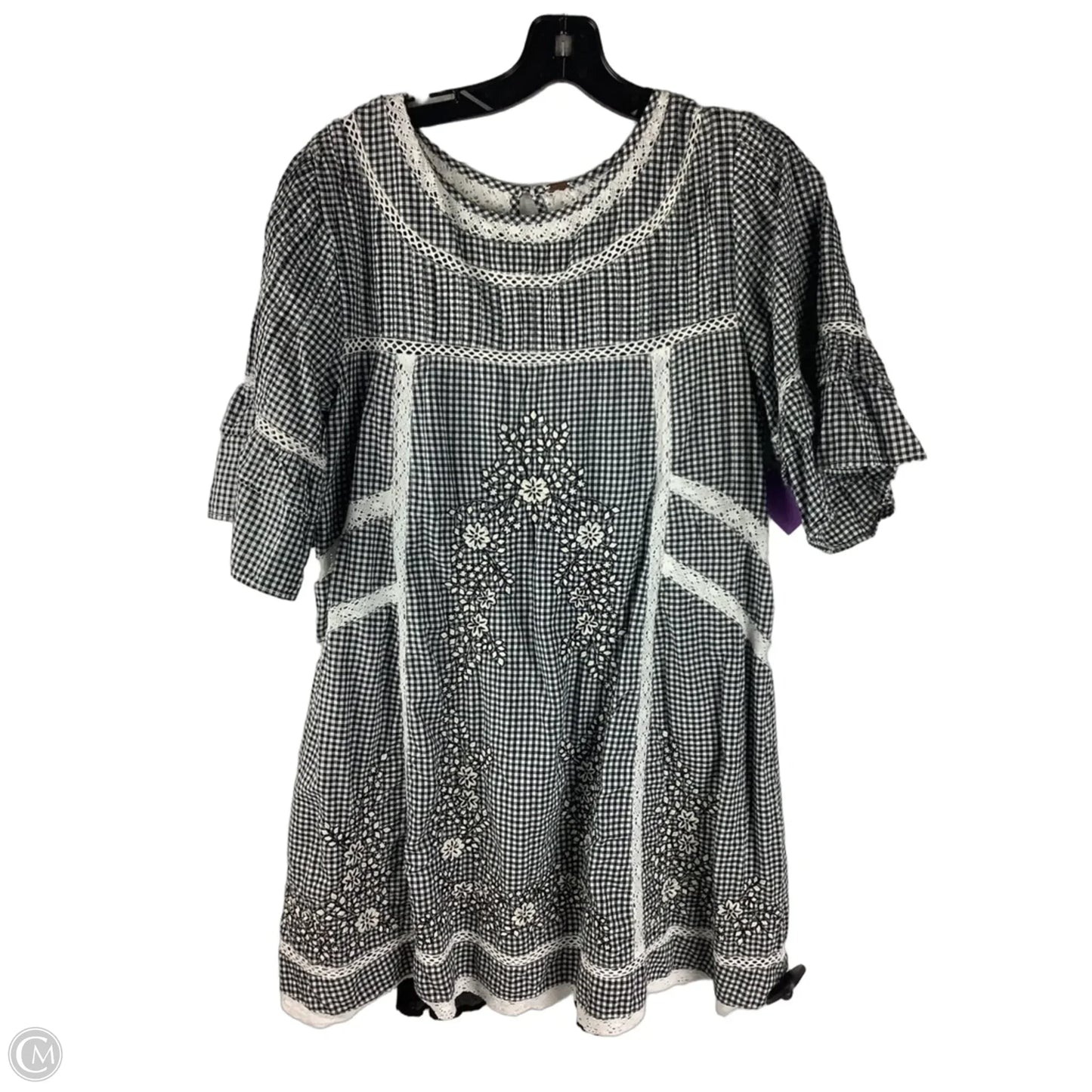 Dress Casual Short By Free People In Plaid Pattern, Size: M