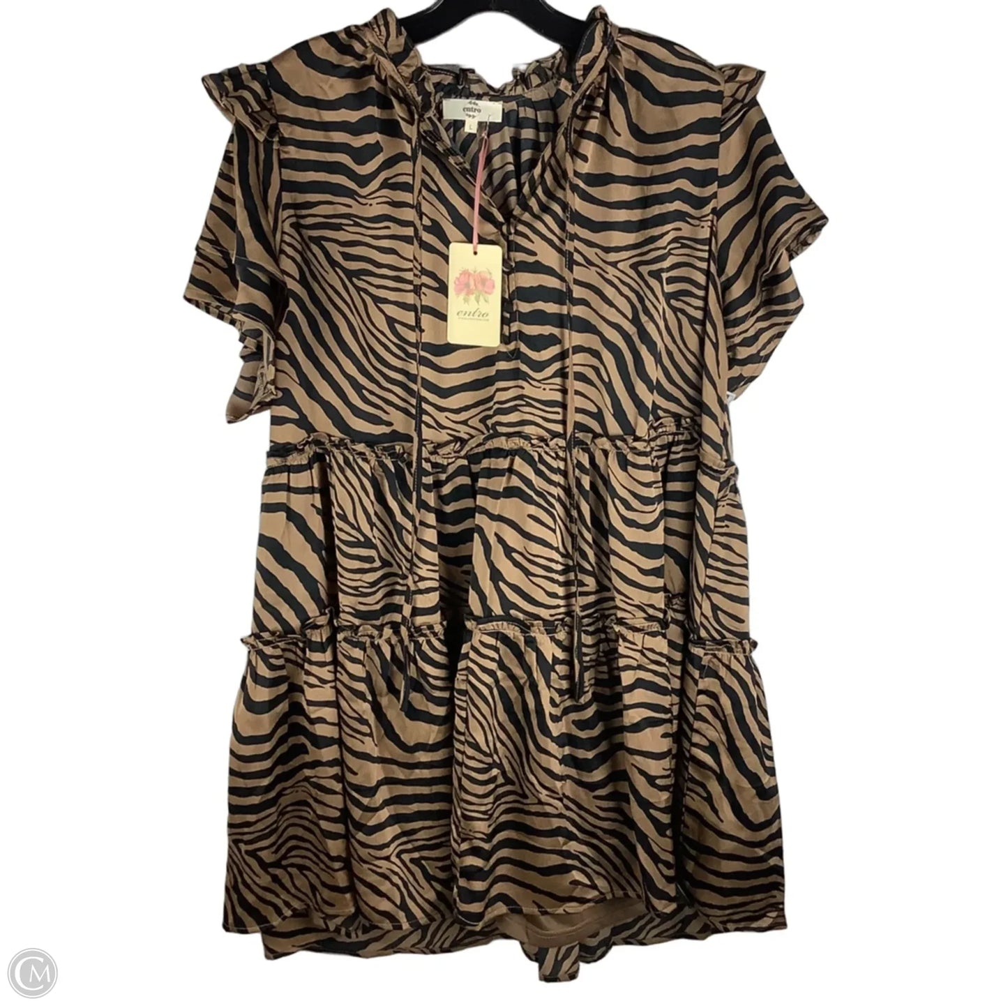 Dress Party Short By Entro In Animal Print, Size: L