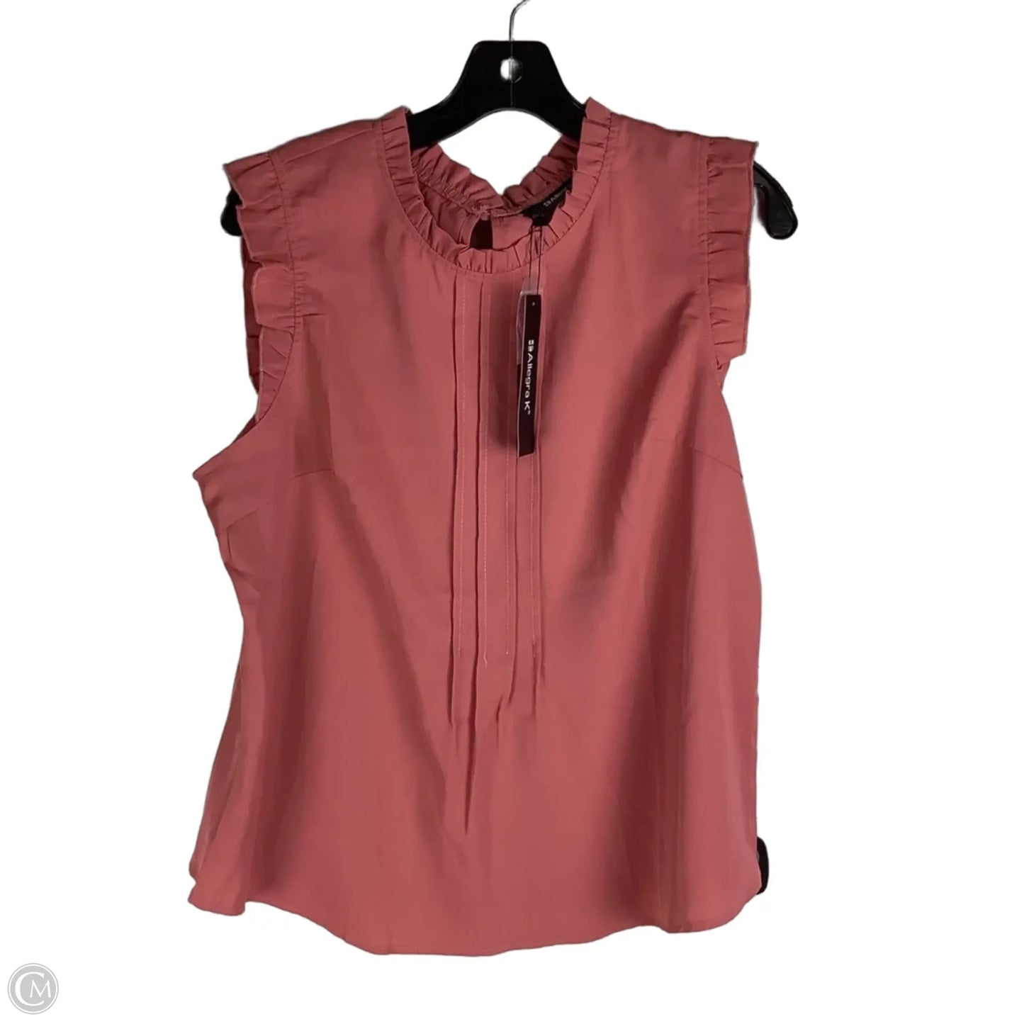 Top Sleeveless By Allegra K In Pink, Size: L