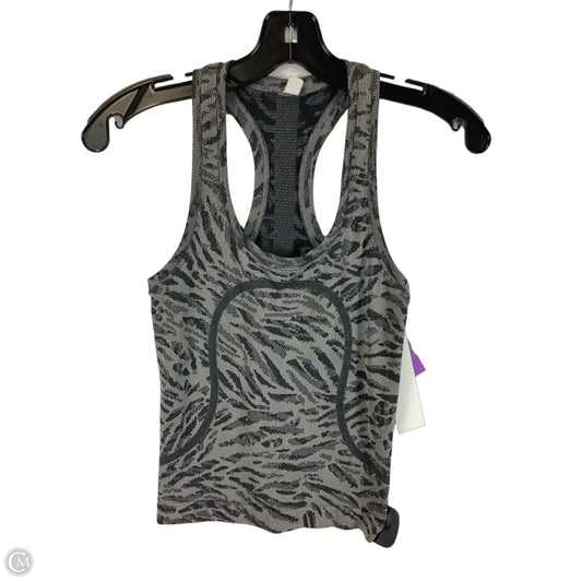 Athletic Tank Top By Lululemon In Grey, Size: 2