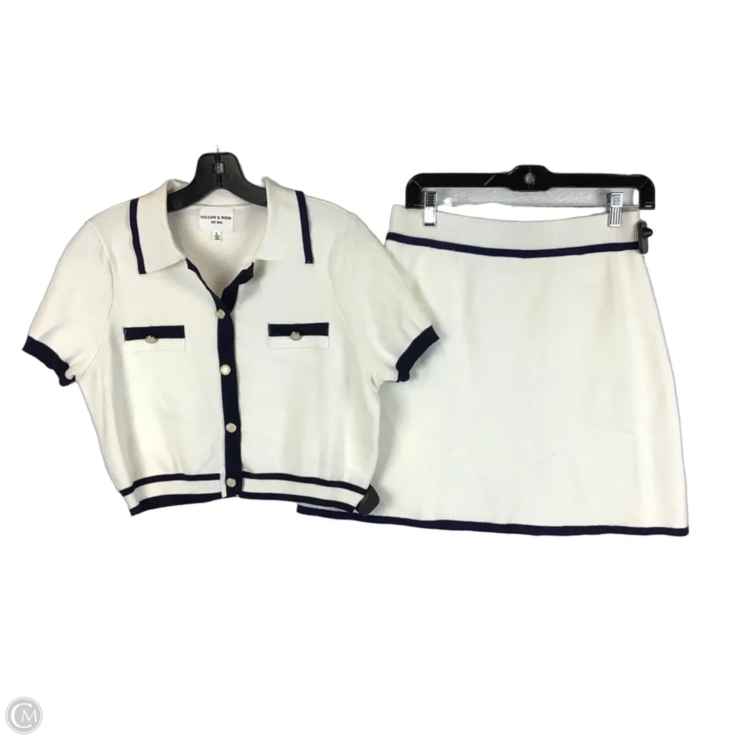Skirt Set 2pc By Cmc In White, Size: L
