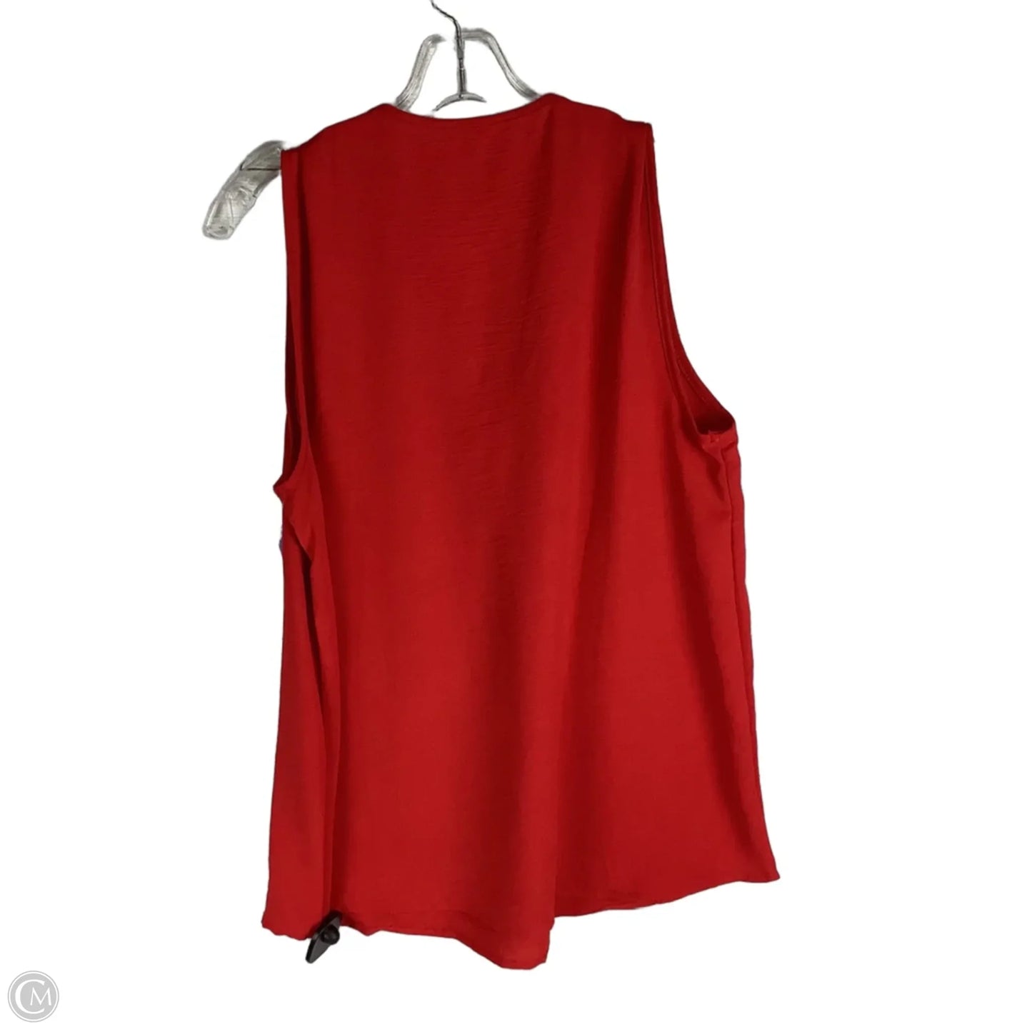 Top Sleeveless By Entro In Red, Size: L