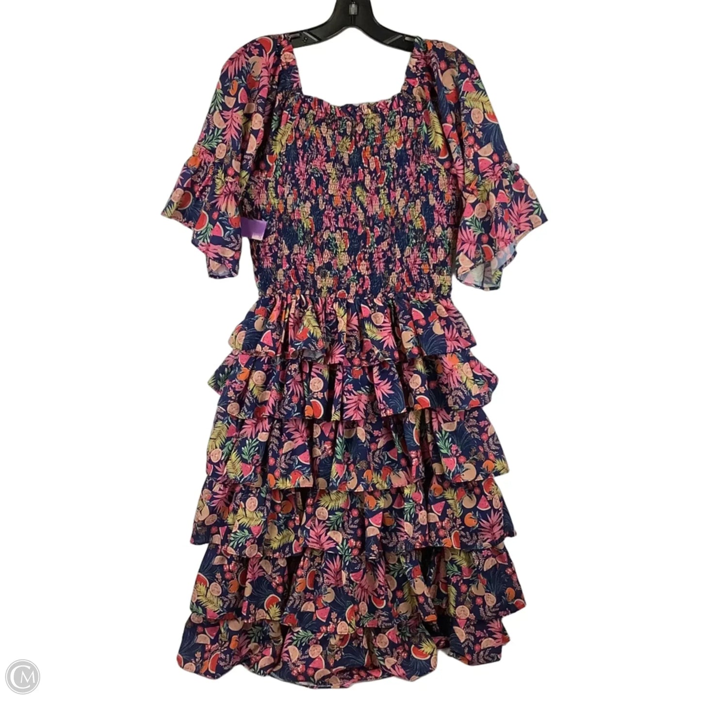 Dress Party Midi By Cmc In Floral Print, Size: M