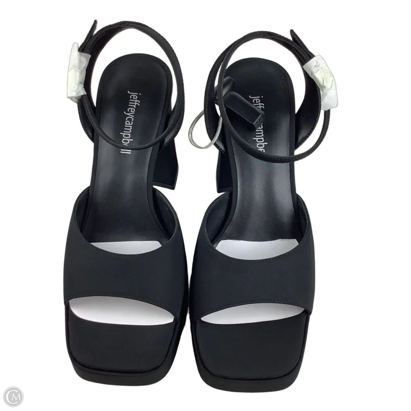 Sandals Heels Block By Jeffrey Campbell In Black, Size: 7.5