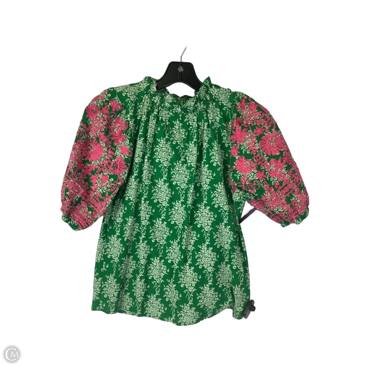 Top Short Sleeve By Thml In Green, Size: Xs