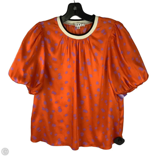 Top Short Sleeve By Thml In Orange, Size: Xs
