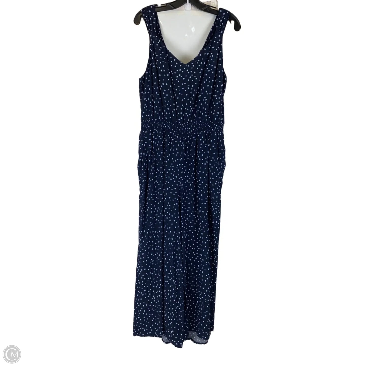 Jumpsuit By Loft In Polkadot Pattern, Size: 8