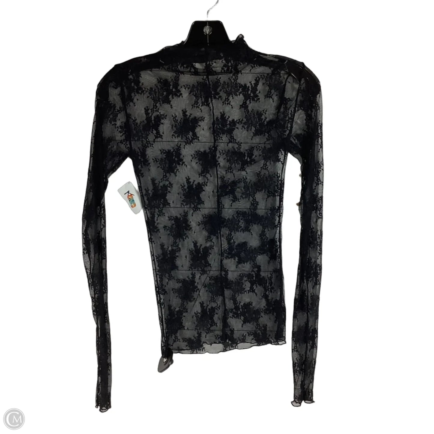 Top Long Sleeve By Free People In Black, Size: Xs