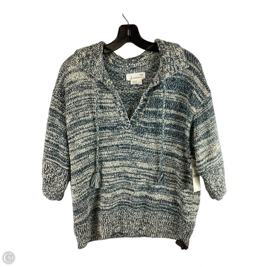 Sweater Short Sleeve By Anthropologie In Teal, Size: Xl