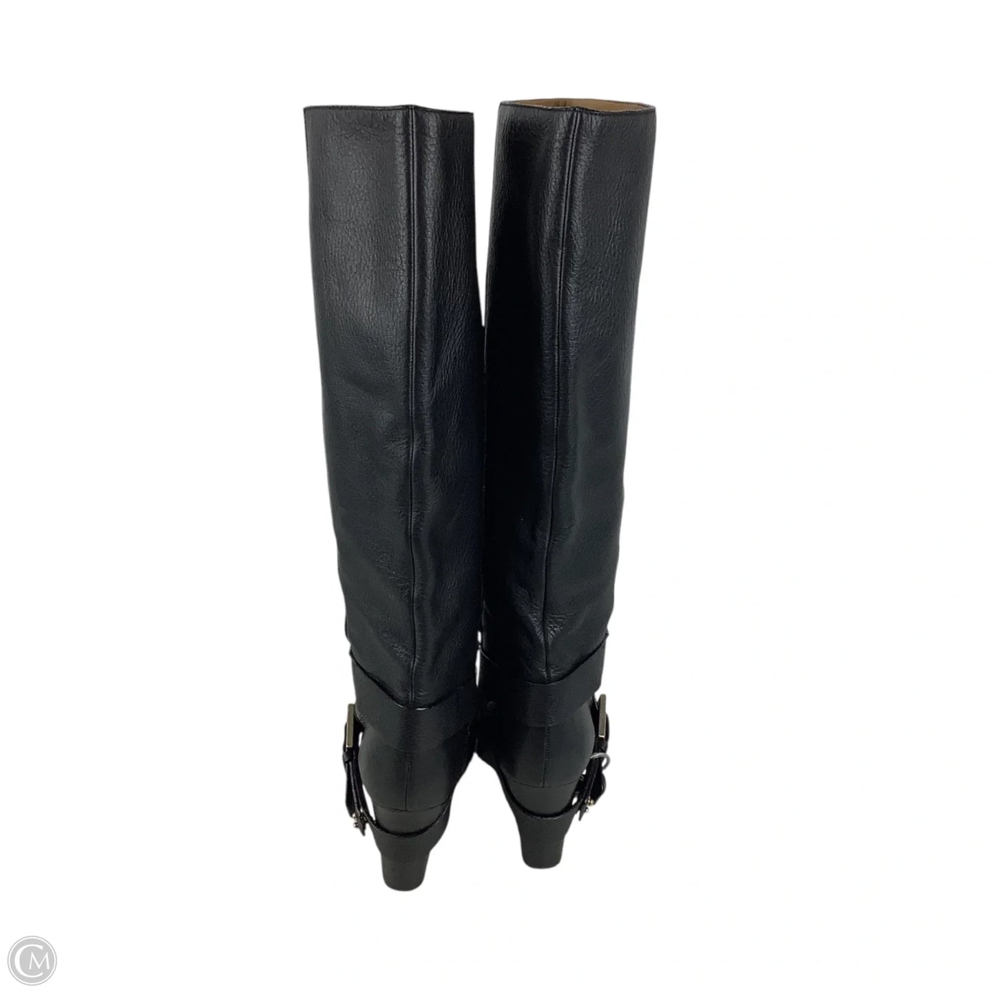 Boots Luxury Designer By Chloe In Black, Size: 38.5