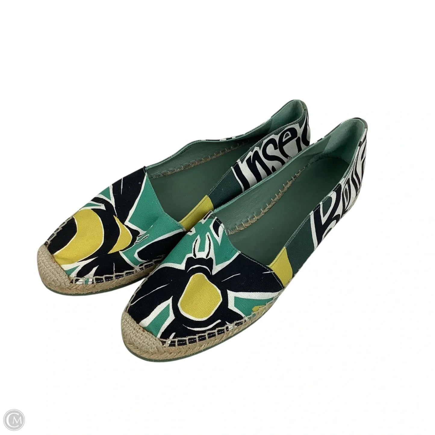 Shoes Luxury Designer By Burberry In Green, Size: 39.5