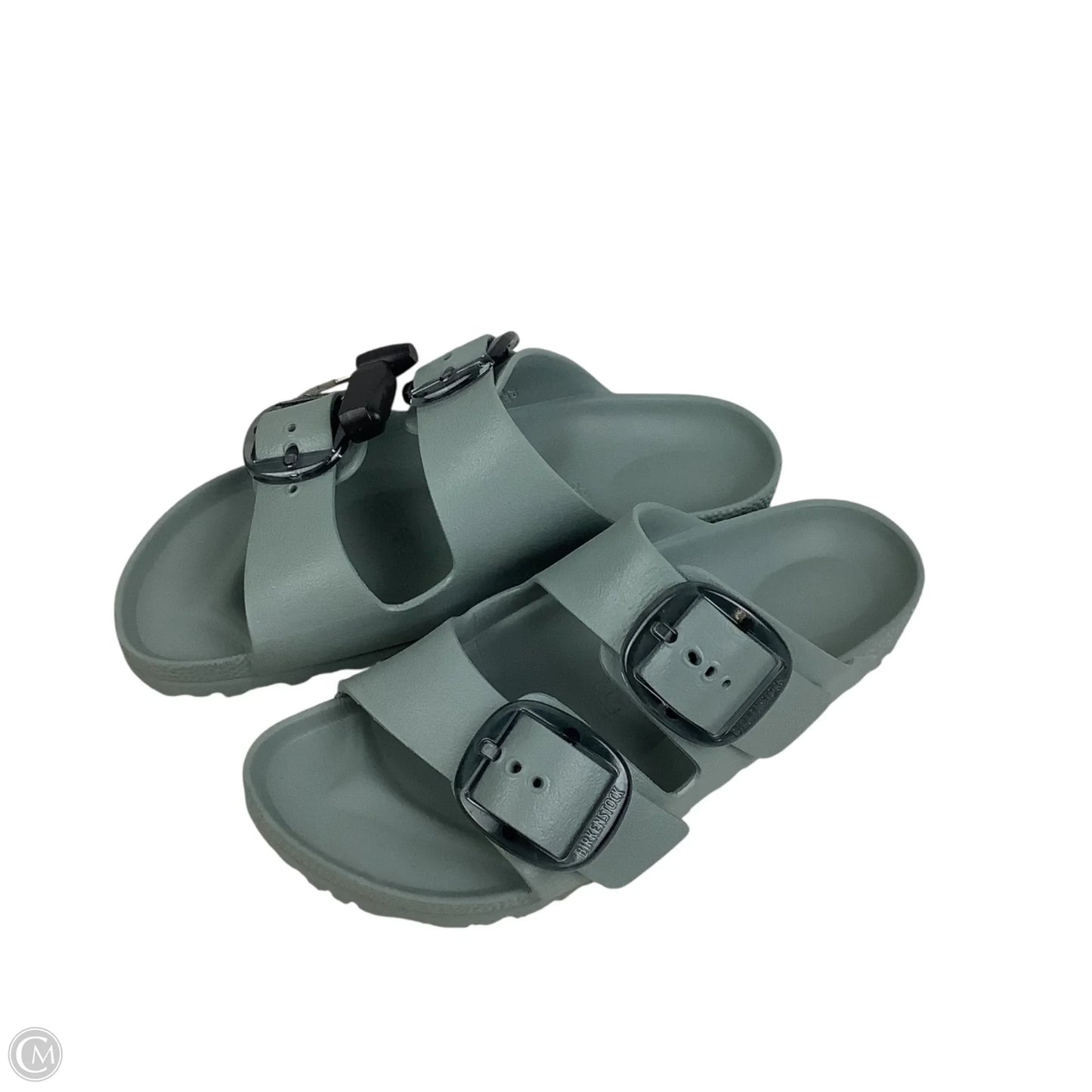 Sandals Flats By Birkenstock In Grey, Size: 5 (36)