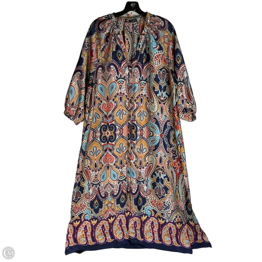 Dress Casual Maxi By Zara In Multi-colored, Size: Xl