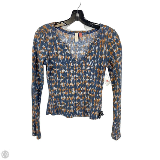 Top Long Sleeve By Pilcro In Grey, Size: Xs