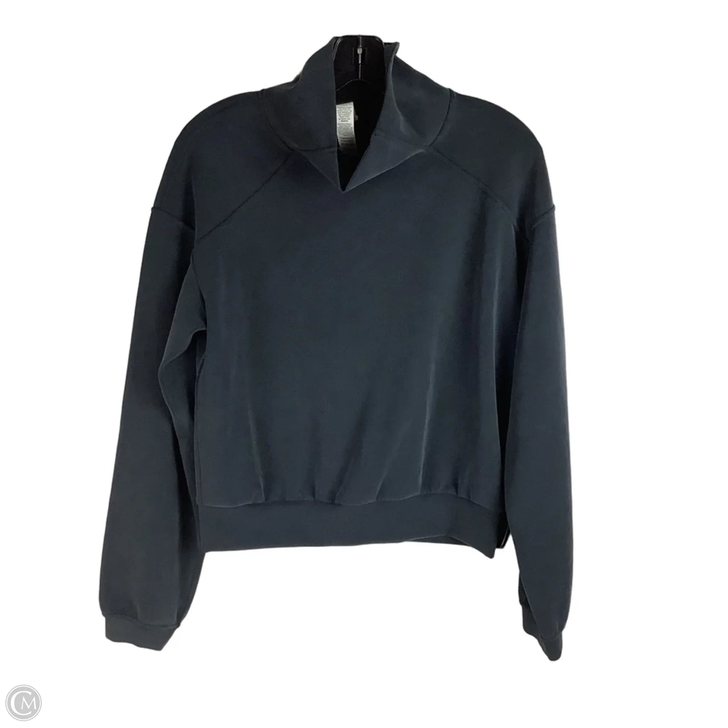 Athletic Sweatshirt Collar By Lululemon In Grey, Size: Xs