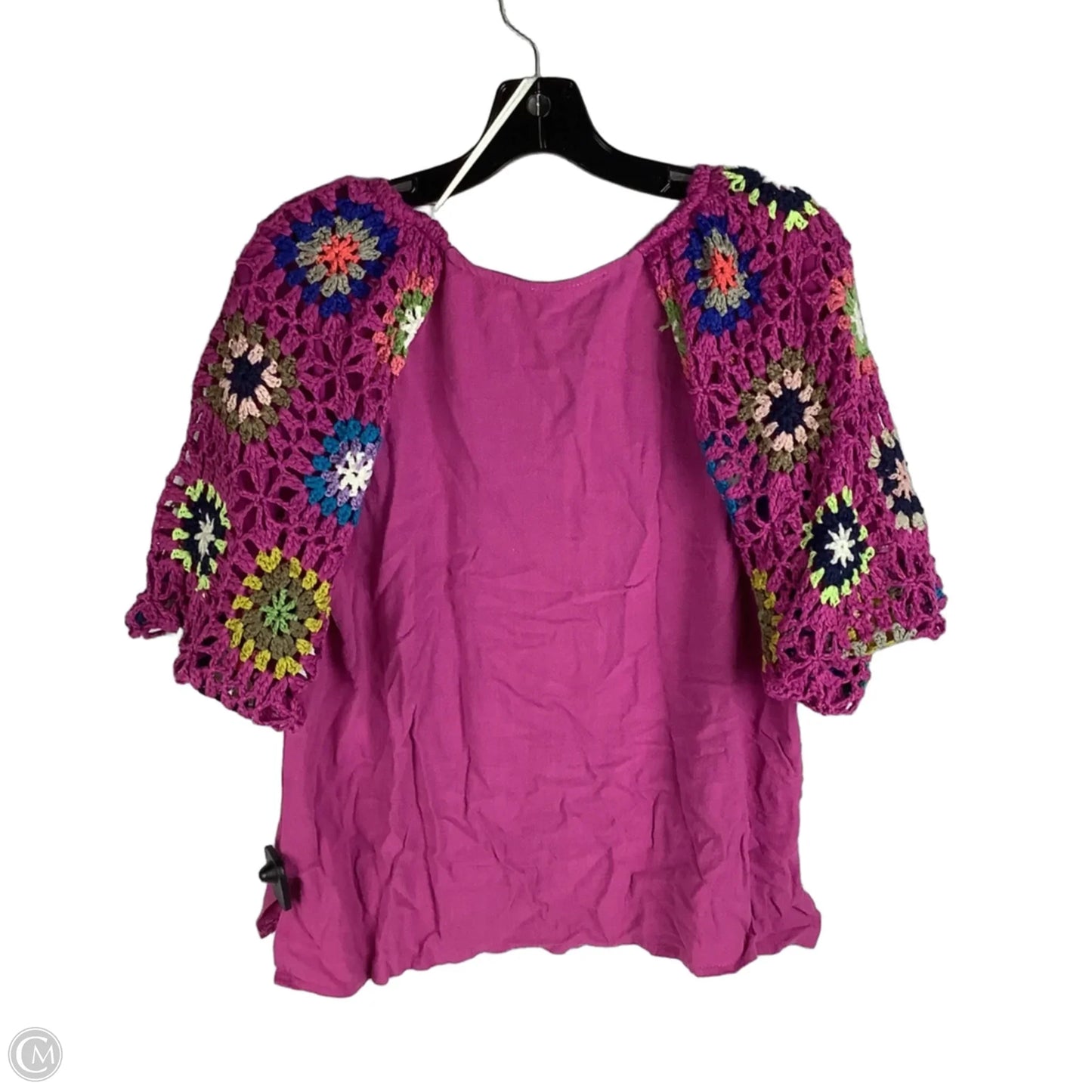 Top Short Sleeve By Umgee In Purple, Size: M
