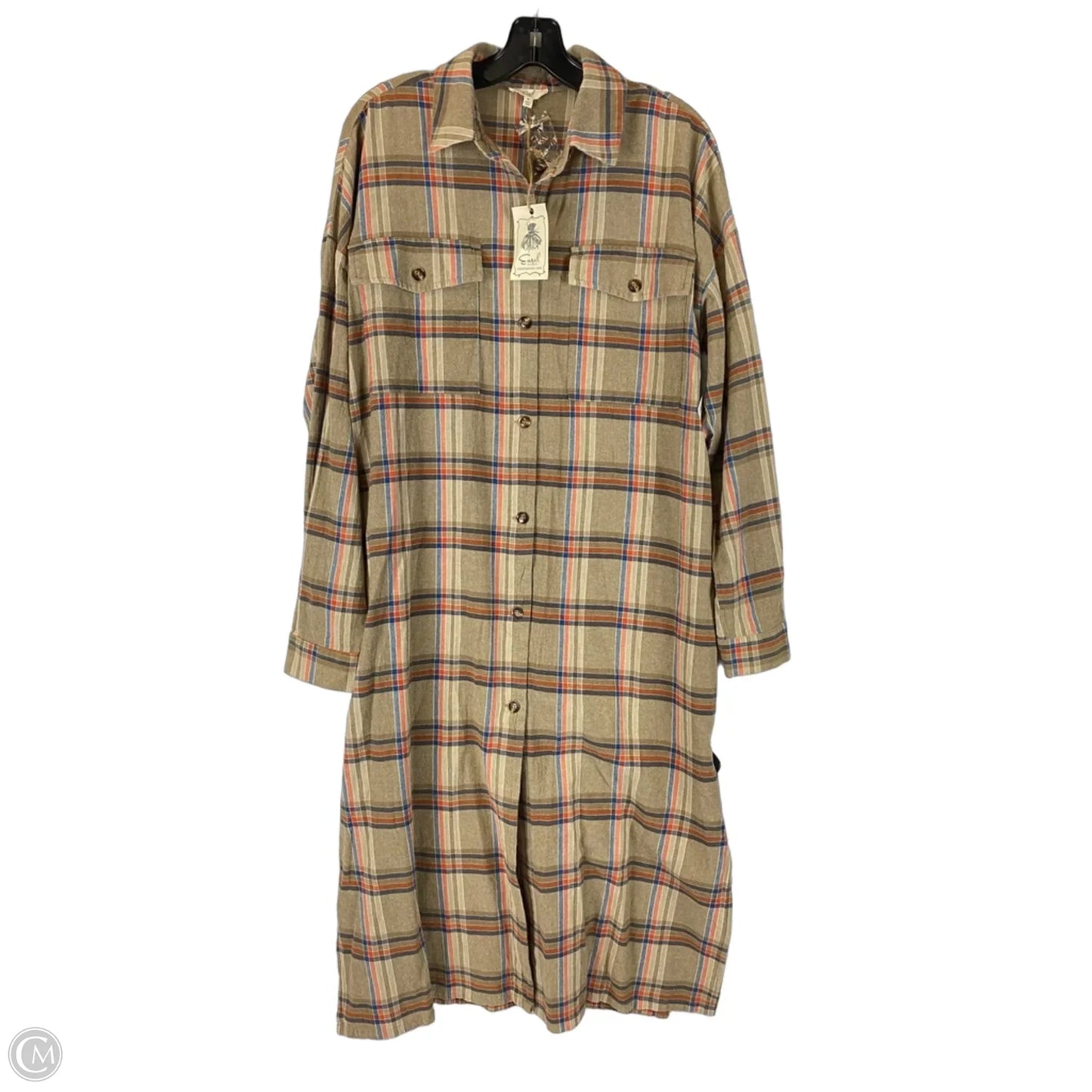 Dress Casual Maxi By Easel In Brown, Size: M
